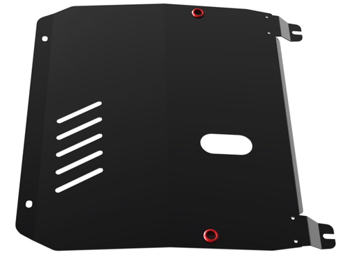 Защита картера и КПП АвтоБроня для Chevrolet Cruze I (V - 1.6; 1.8) 2009-2015/Chevrolet Orlando (V - 1.8) 2011-2015/Opel Astra J (V - все) 2009-2017, сталь 1.8 мм, с крепежом, 111.01010.2