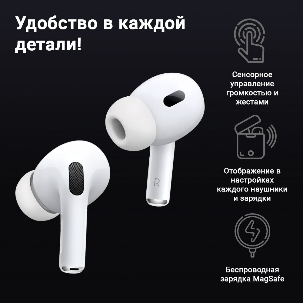 Беспроводные наушники GS Wear M5 PRO 2024 Type-C с шумоподавлением