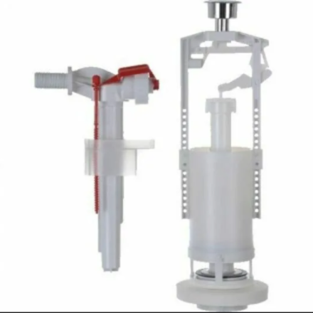 Арматура ALCAPLAST бок.подача 1/2 SA2000K/2 впуск выпуск пласт.+рез