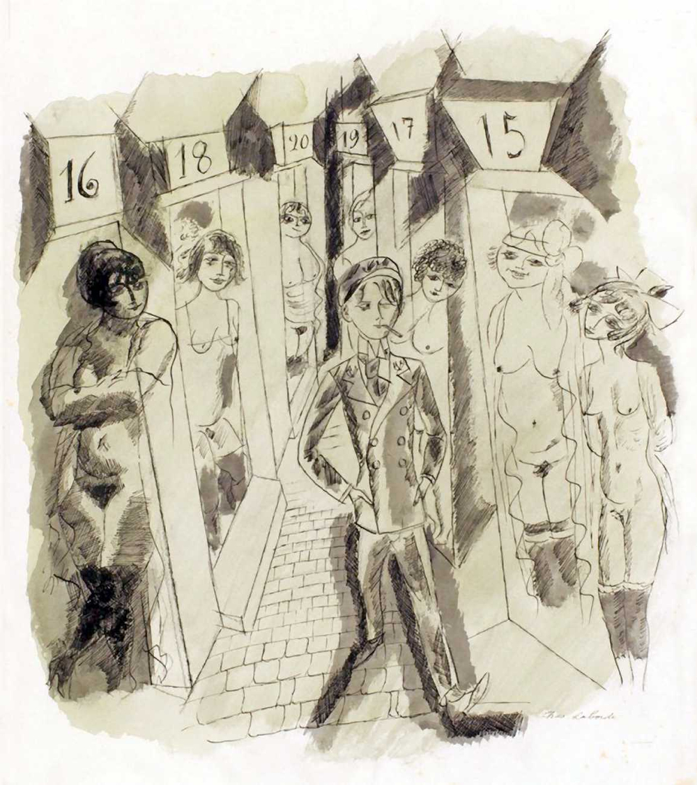 Chas Laborde (1886-1941) - эротическое искусство французского художника