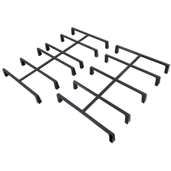 Варочная панель газовая HCG-464, стекло 4 конф, черная, эл.поджиг, газконтроль