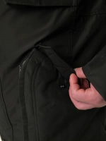 Куртка зимняя удлиненная с капюшоном