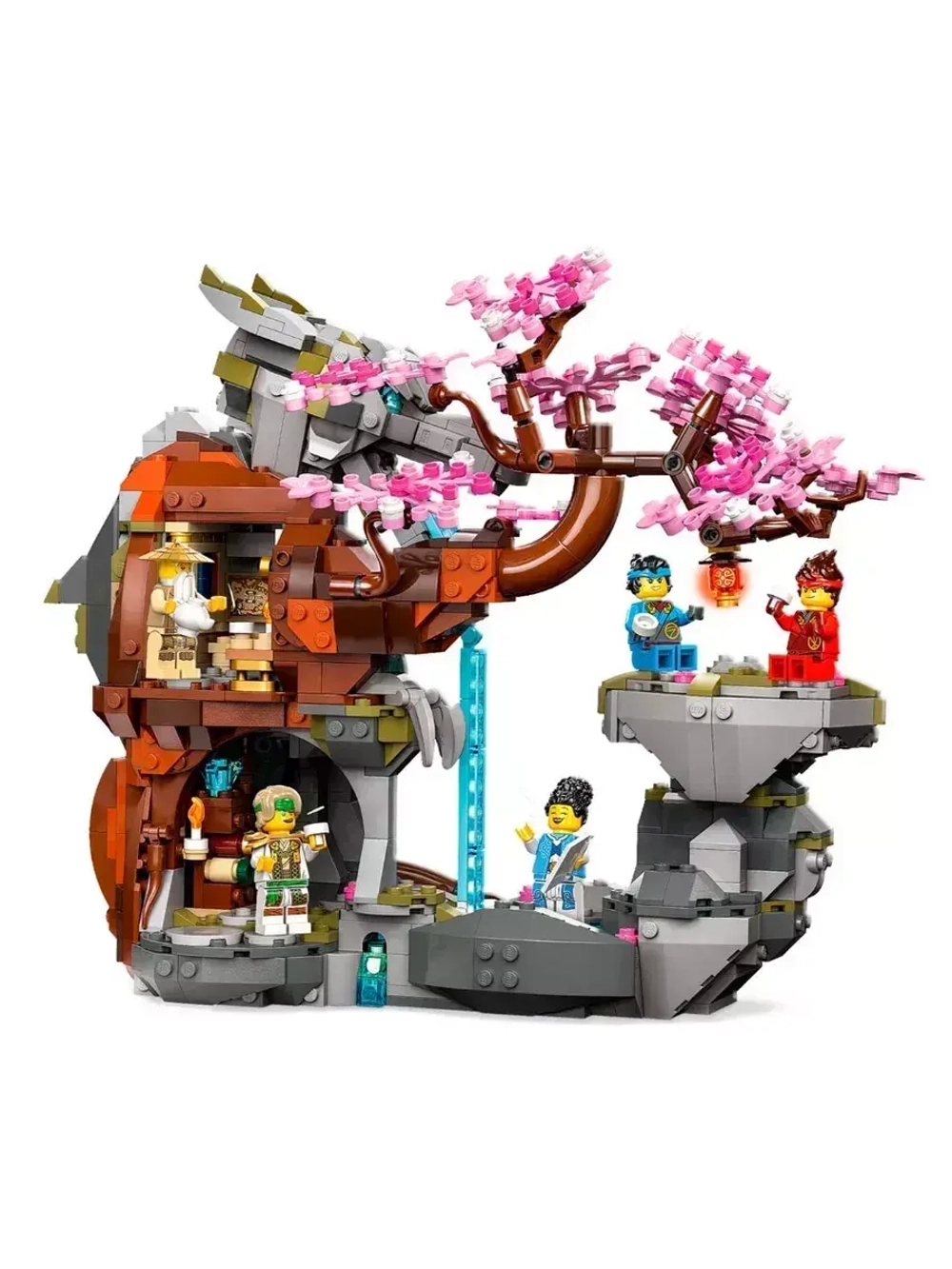 Конструктор Ниндзя Храм камня Дракона 1212 деталей