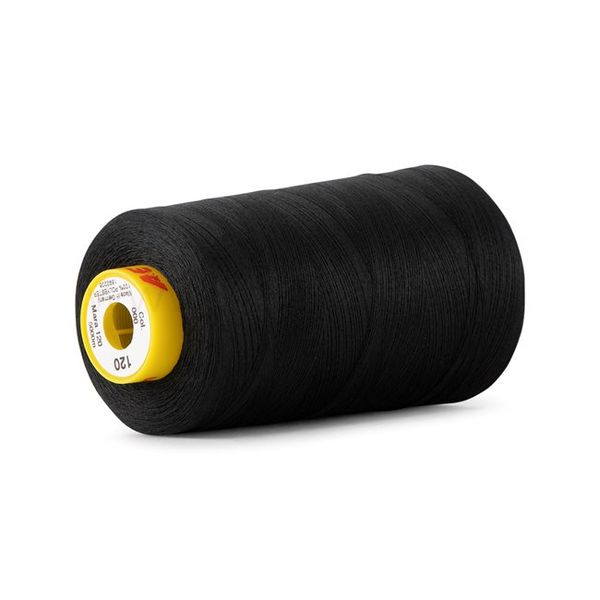 Нитка Gutermann Mara 120 (5000 метров), 1 боб., универсальная | _000 черный