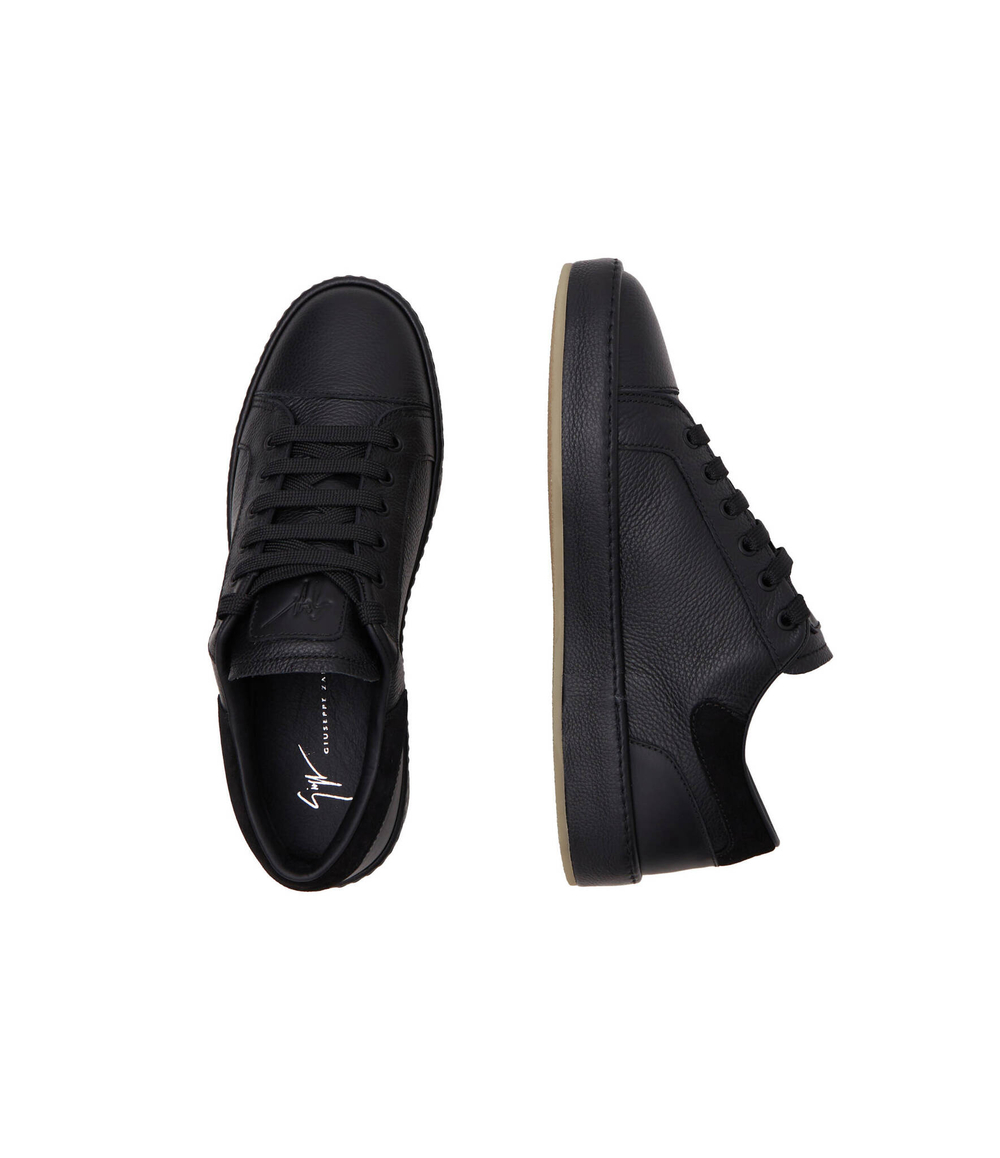 Кожаные кроссовки graffio Giuseppe Zanotti - черный(RM40016)