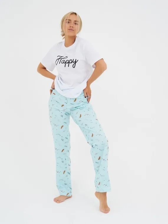 Брюки женские KAFTAN Light р. 40-42, голубой