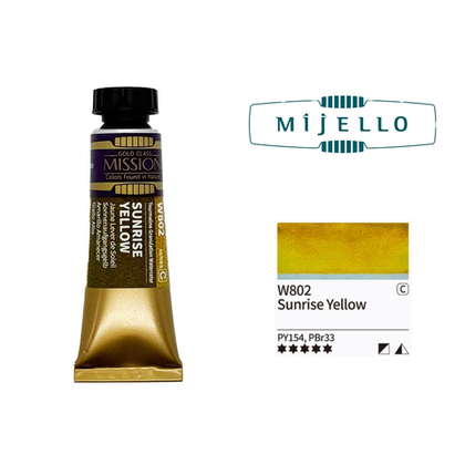 Акварель Mijello Granulation 15 мл. W802 [C] Sunrise Yellow