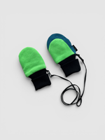 Легкие варежки (зеленый киви)