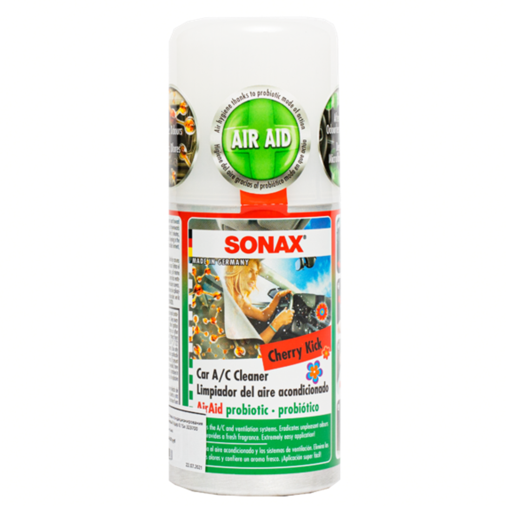 Sonax Очиститель кондиционера антибактериальный (вишневый удар) Clima Clean Cherry Kick 150мл 323700