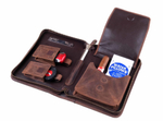 Cумка P&A на 6 сигар, натуральная буйволиная кожа C251-Buffalo