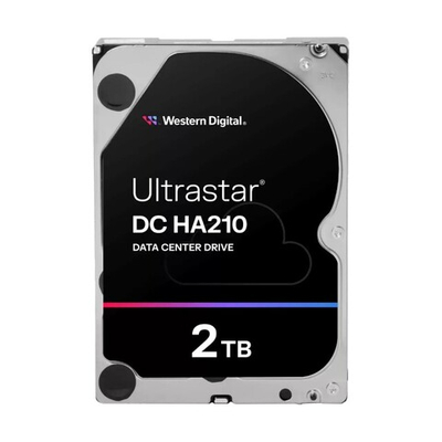 Жесткий диск Western Digital Ultrastar DC HA210 HDD 3.5" SATA 2Tb, 7200rpm, 128MB buffer, 512n (1W10025)
