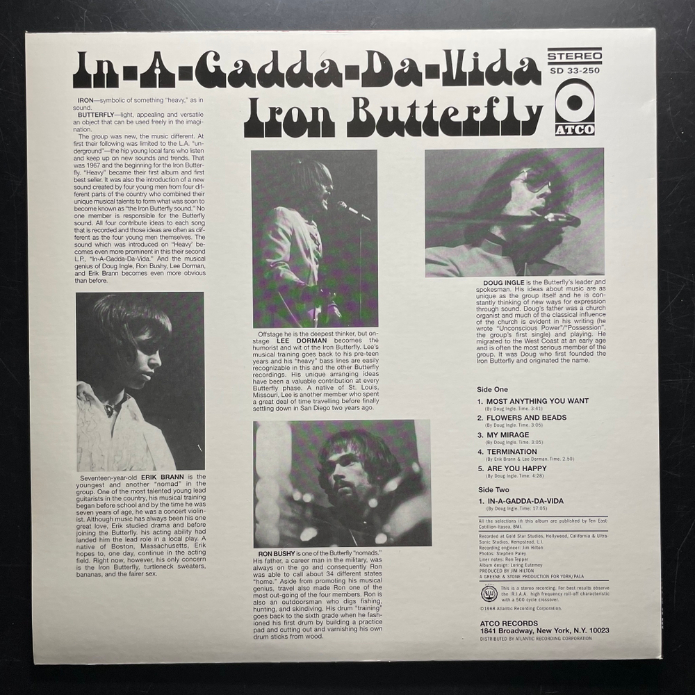 Iron Butterfly ‎– In-A-Gadda-Da-Vida (США 2009г.)