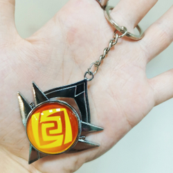 Брелок светящийся "Genshin Impact / Геншин - Снежная"