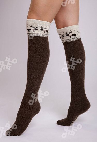 Гольфы из 100% монгольской шерсти