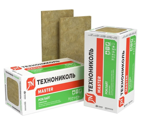 МинПлита Роклайт ТехноНиколь 1200х600х50 Утеплитель (5,76м2,0  0,288 м3)  35 кг/м3