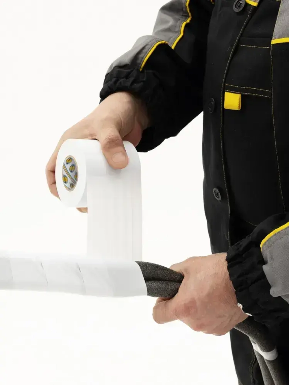 Клейкая лента для герметизации Aviora, 48 мм * 25 м, 130 мкм, от -30 С до +80 С, белая