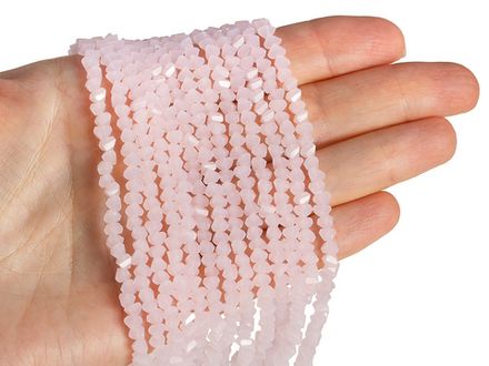 Нить бусин для украшений 4мм (ювелирное стекло)