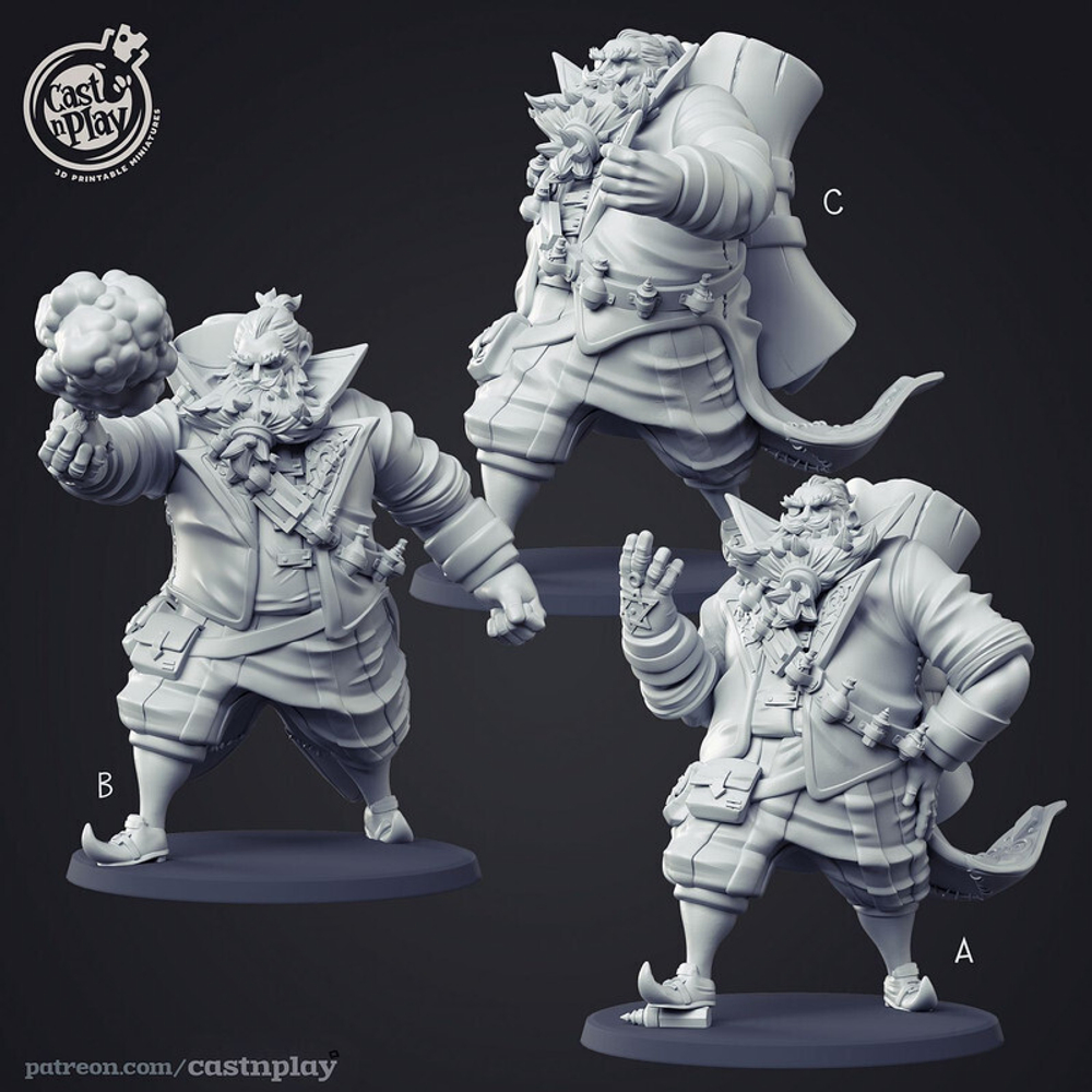 Человек Изобретатель Алхимик 1шт миниатюра для dnd, днд, pathfinder, фентези, Настольная игра, НРИ, Варгейм, РПГ