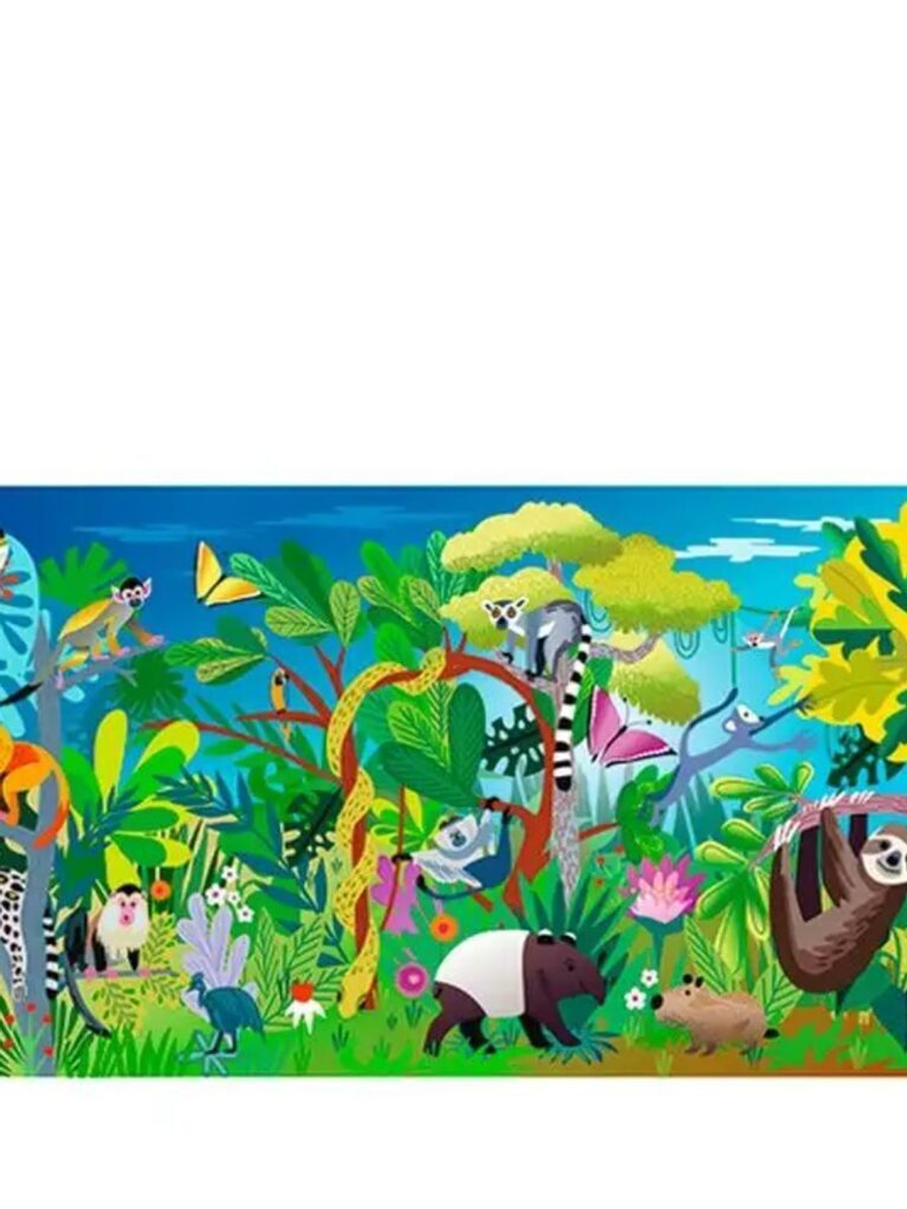 Пазлы 60 элементов 480*190мм. "Тропический лес"