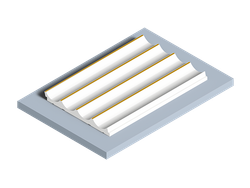 Стеновая панель HiWood декорированная, 270x12 см