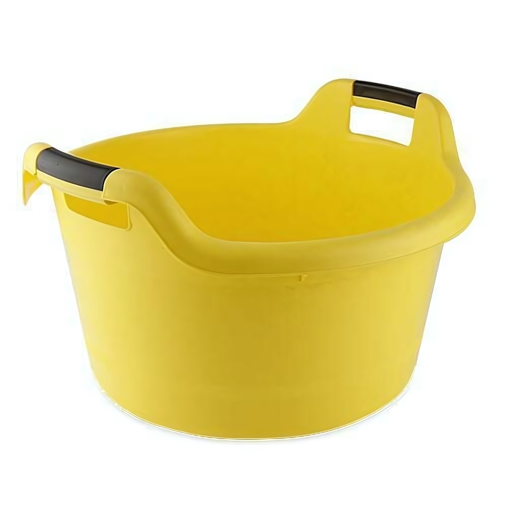 Таз 20л ЛЮКС круглый с ручками