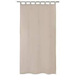 Штора из хлопка и льна бежево-серого цвета из коллекции essential, 150х290 см