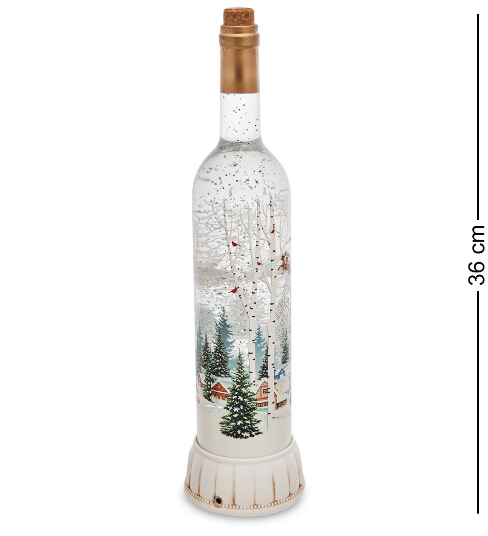 XM-843/1 Новогодняя бутылка с подсветкой