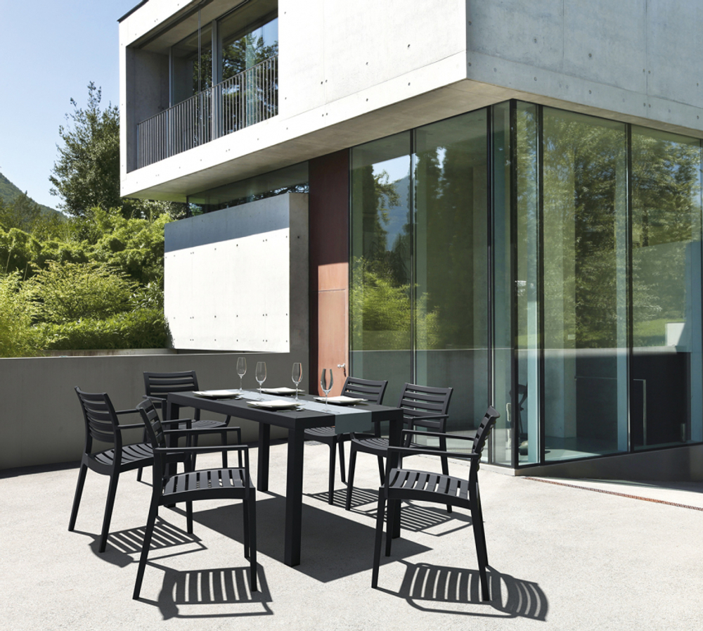 Стол пластиковый Siesta Contract Ares 140, черный