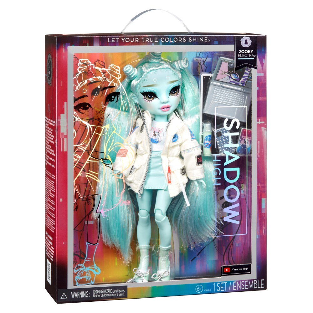Rainbow High - Модная кукла Shadow High Zooey Electra 583035 / артикул   583028 583035  / GTIN 035051583035