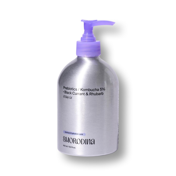 Гель для душа с пребиотиками и комбучей 400 ml (Smorodina)