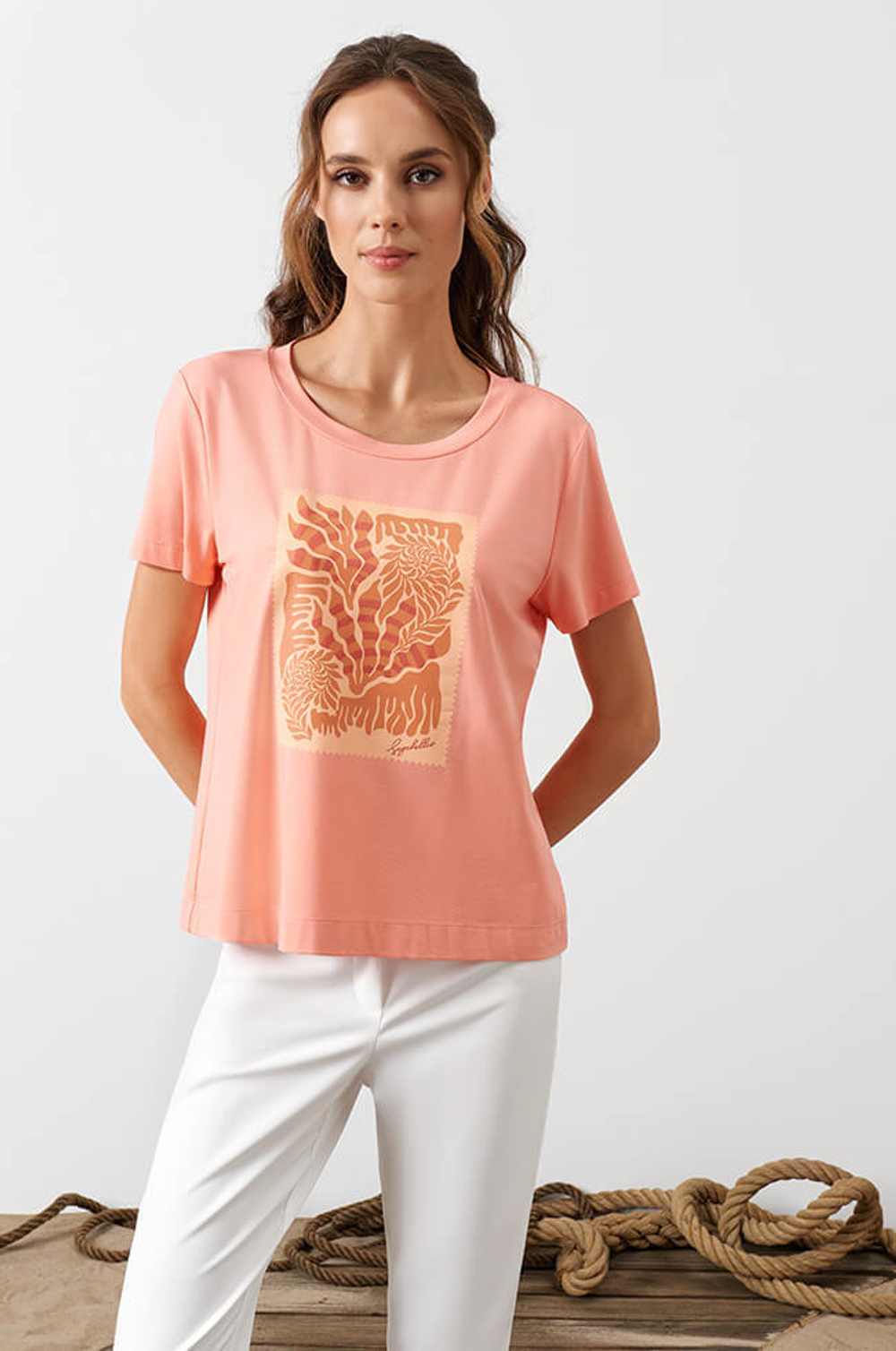 22974 Джемпер женский (коралловый)