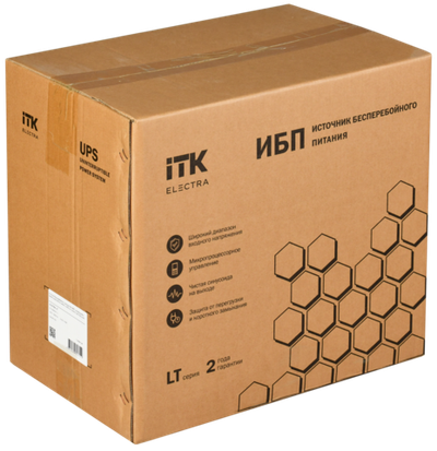 ITK ELECTRA LT ИБП Линейно-интерактивный 5кВА/4кВт однофазный с LCD дисплеем 48VDC без АКБ USB порт