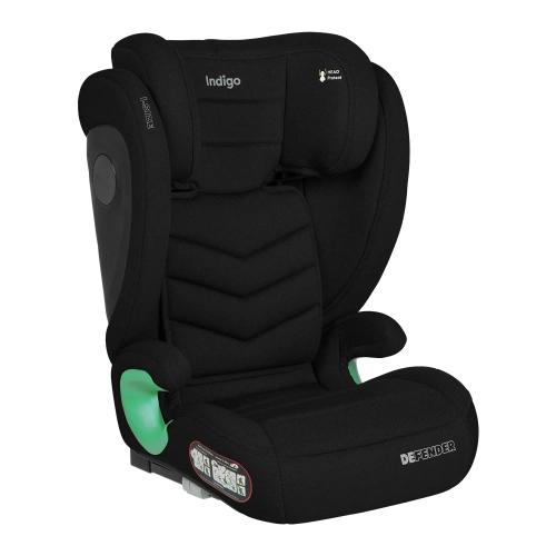 Автокресло Indigo DEFENDER isofix 2+3 (15-36 кг) черный