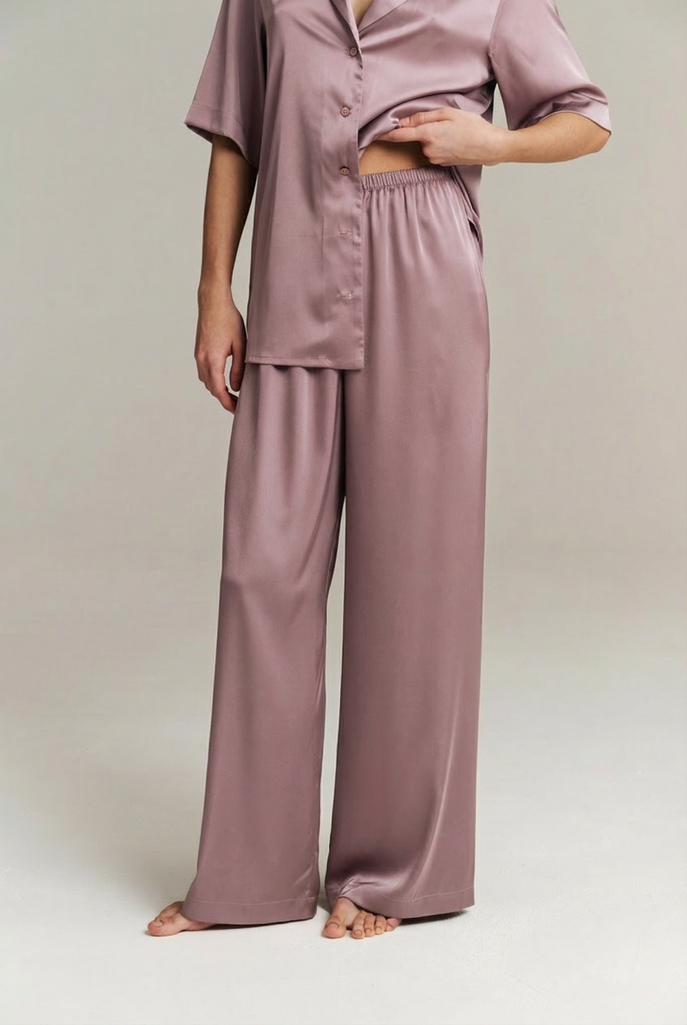 Пижамные брюки из шелка