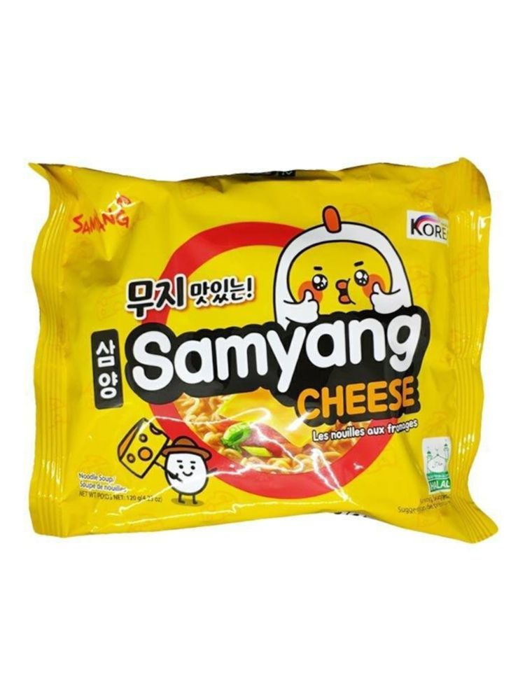 Лапша со вкусом сыра Samyang Cheese 120 г 5 шт