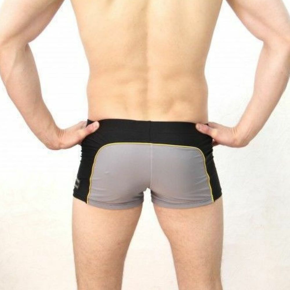 Мужские плавки серые с черной вставкой AussieBum 6525-3 Мужские плавки серые с черной вставкой AussieBum 6525-3