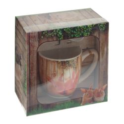 GAEM Кружка с ложкой, 150 мл, L10 W7 H7,5 см, 4в