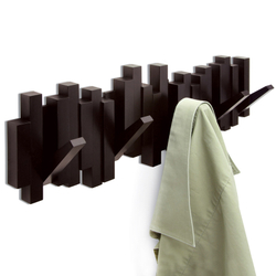 Вешалка настенная Sticks эспрессо Umbra