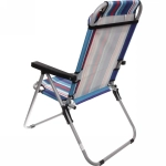 Стул 93*54*64см «Венера» складной, с подголовником,2 положения ДоброСад