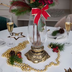 Ваза для цветов Флора Бронза