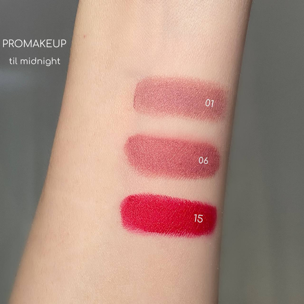 Помада матовая PRO Makeup Til Midnight 01