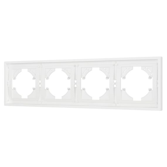Рамка пластиковая FRM-TENDO-SFPL-4-WH Arlight 054656