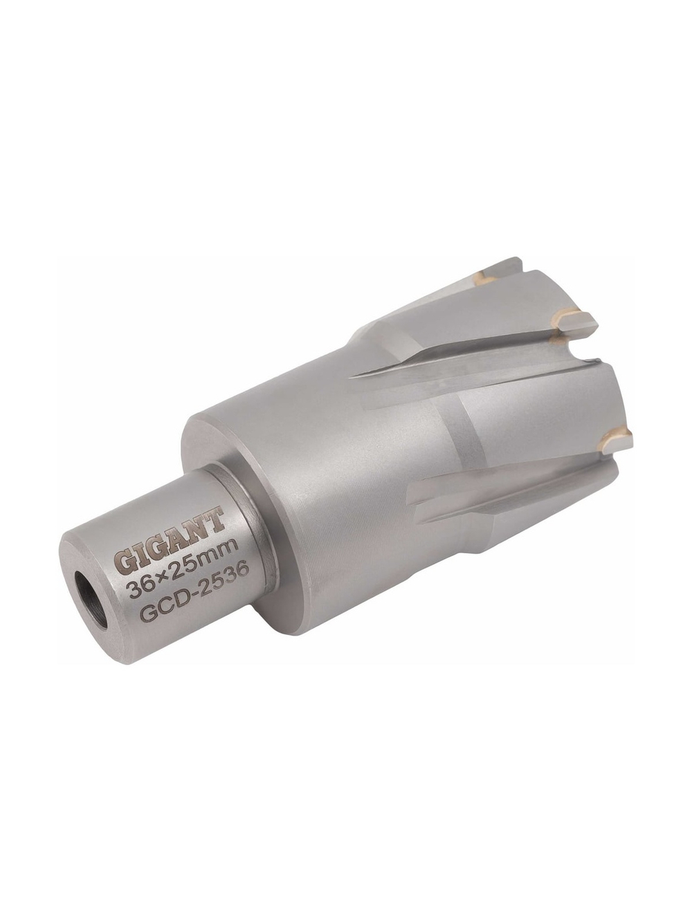 Сверло корончатое TCT для рельсов, L=25 мм, d=36 мм Gigant GCD-2536