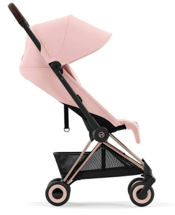 Прогулочная коляска Cybex Coya Peach Pink с дождевиком и бампером/Rosegold 522005607