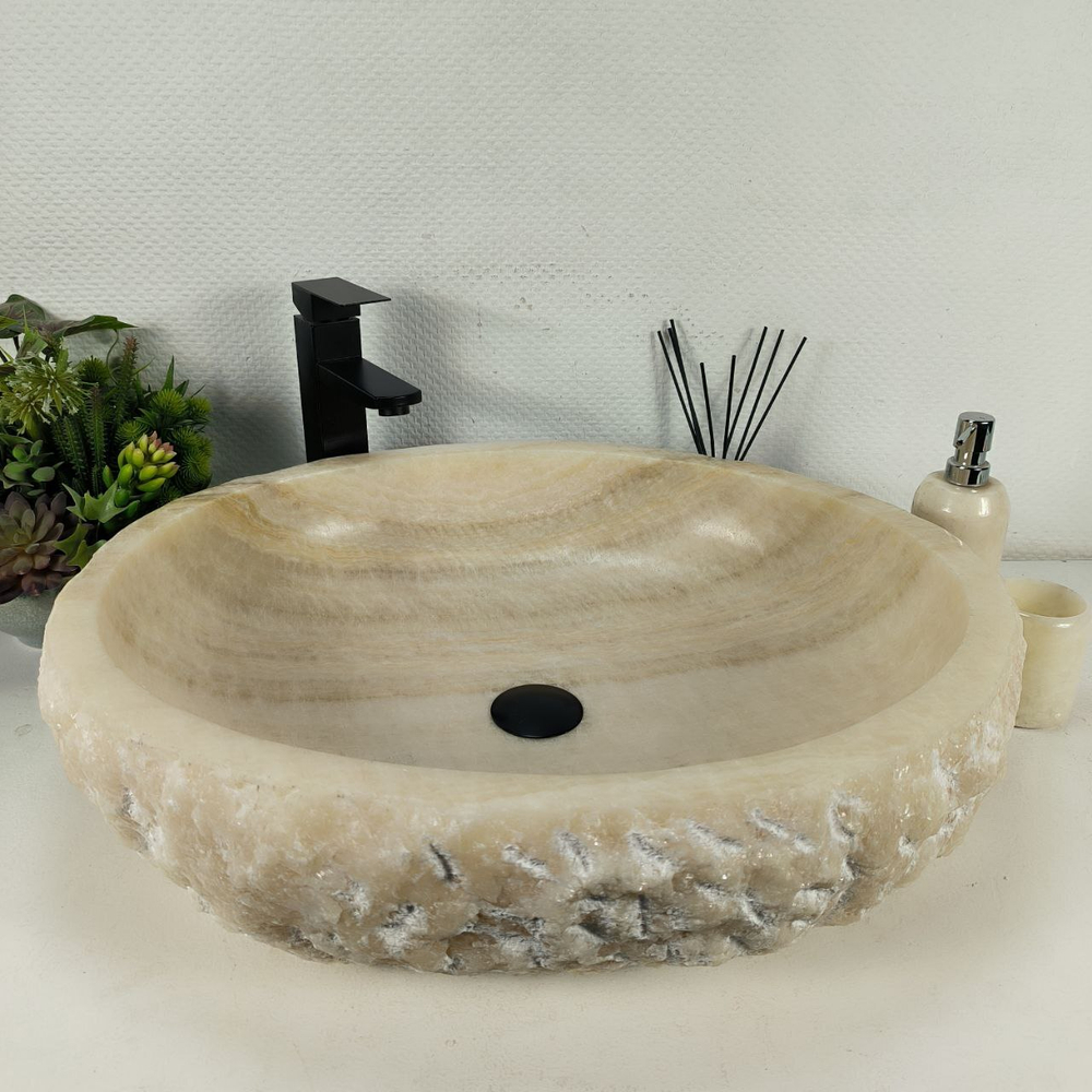 Раковина из оникса Erozy White EO-64413 62*52*16 0215