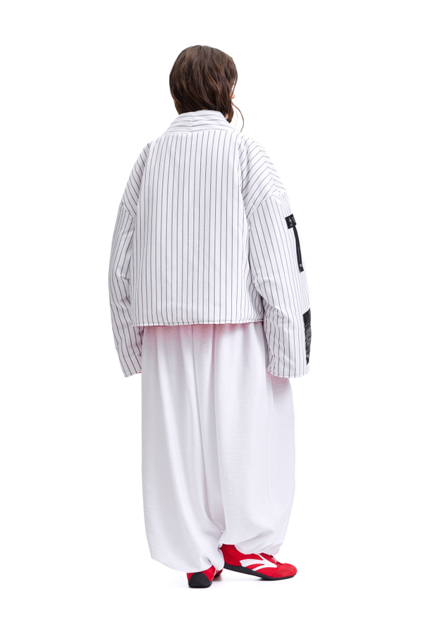 Куртка двустороняя TULUP white/red