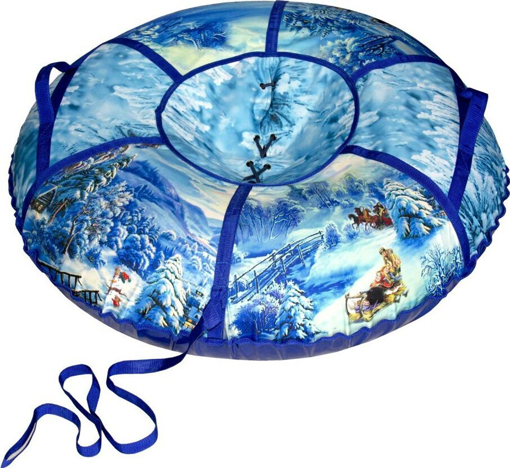 Тюбинг Санки-Ватрушка Prival Тройка 95 см с камерой