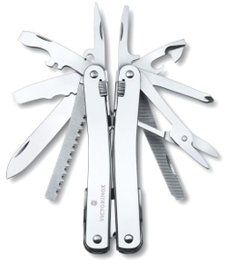 Мультитул Victorinox SwissTool Spirit X (3.0224.LB1) 105мм 26функций серебристый блистер