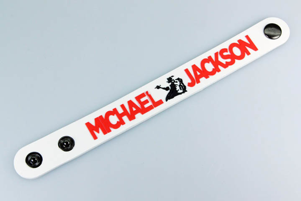 Браслет Michael Jackson белый