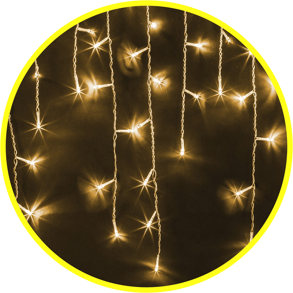 Гирлянда Navigator 93 688 NGF-D029-02 (бахрома WW 240 4.7*0.6м IP44 BL)